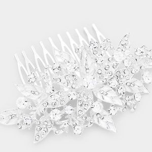 Crystal Floral Bridal Hair Piece
